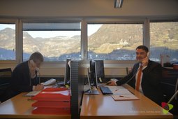Alexander Gasser (Obmann Raika Bozen) & Peter Nagler (Direktor Raiffeisen Online)